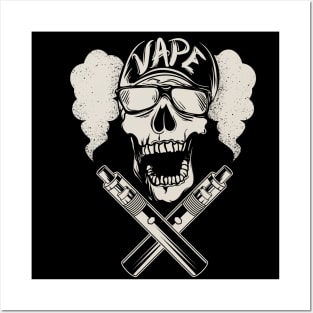 Skull Vape Posters and Art